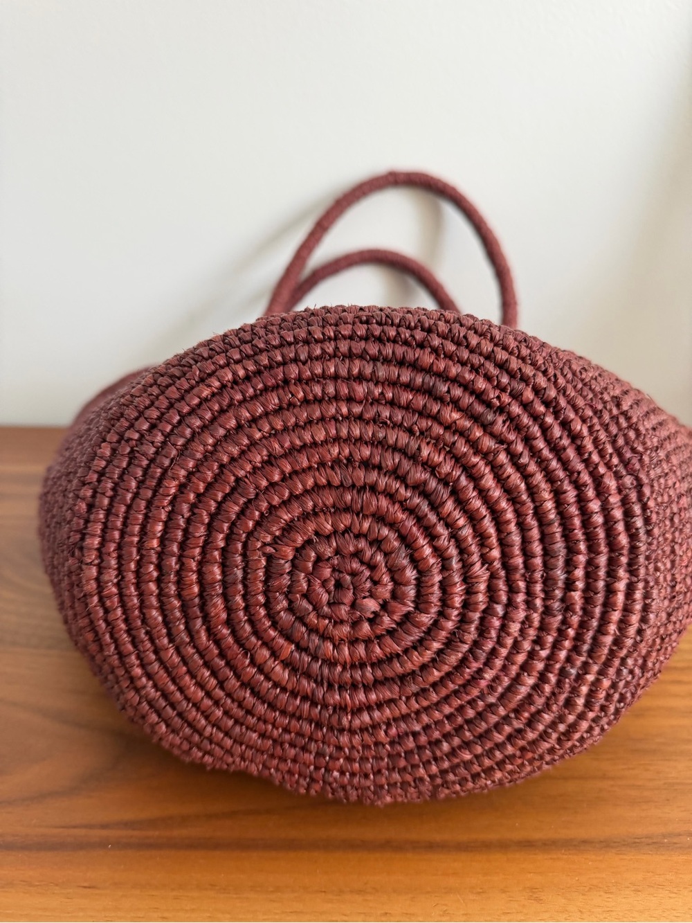 The Row Emilie bag in Burgundy - Picture 4 of 9